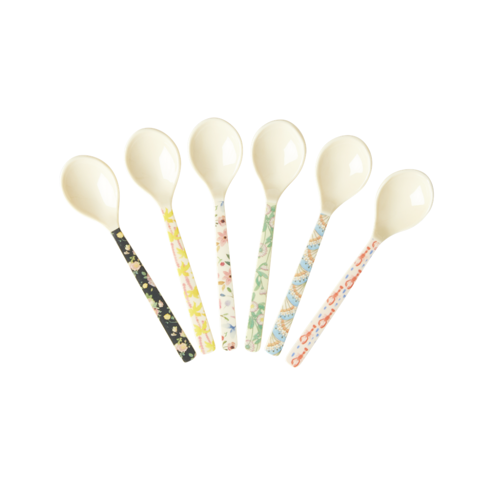 Happy 21st Print Melamine Teaspoons Rice DK